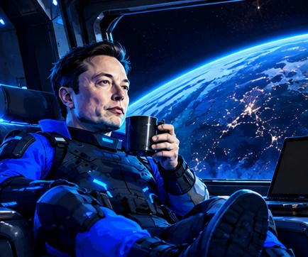 Cyber Musk command deck
